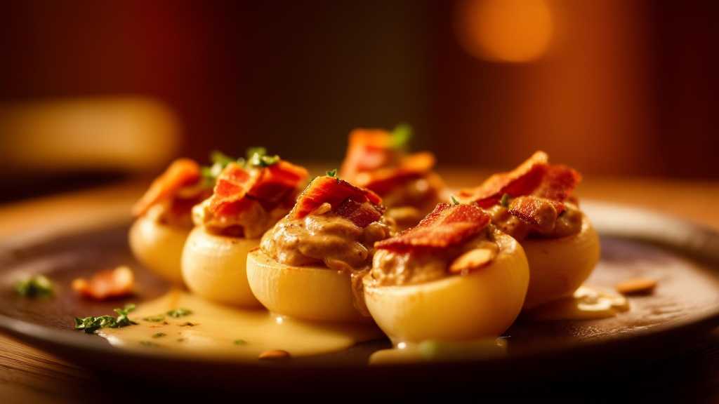 Bacon and Almond Butter-Stuffed Turnips