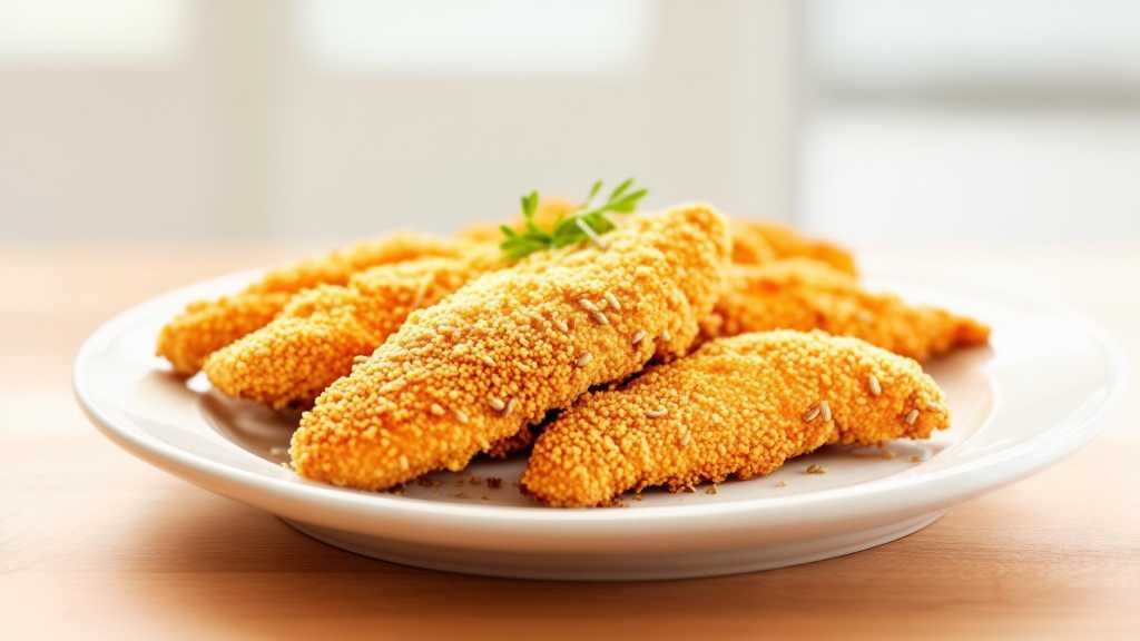Sunflower Seed Crusted Chicken Tenders