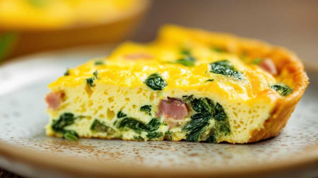 Ham and Spinach Frittata