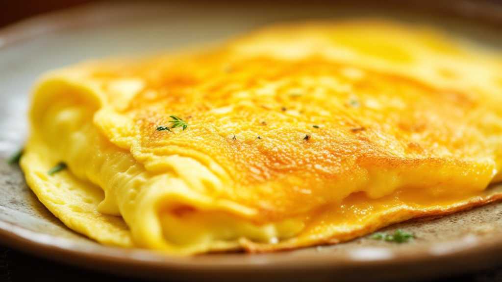 Cheese and Mustard Omelet