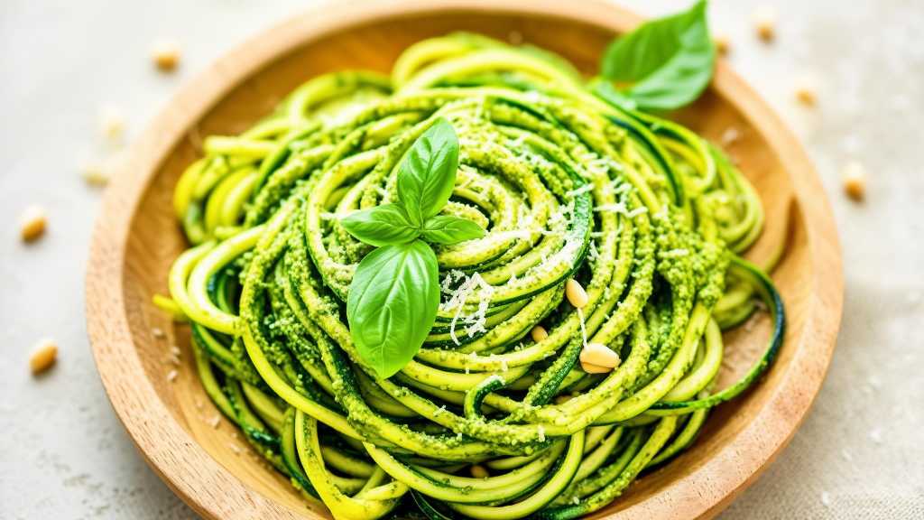 Zucchini Noodles with Pesto