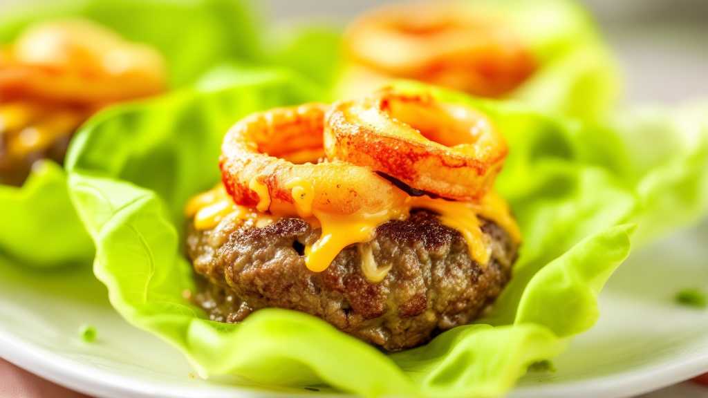 Squid and Cheese Burger Lettuce Wraps