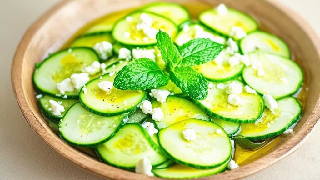 Cucumber Salad with Feta and Mint