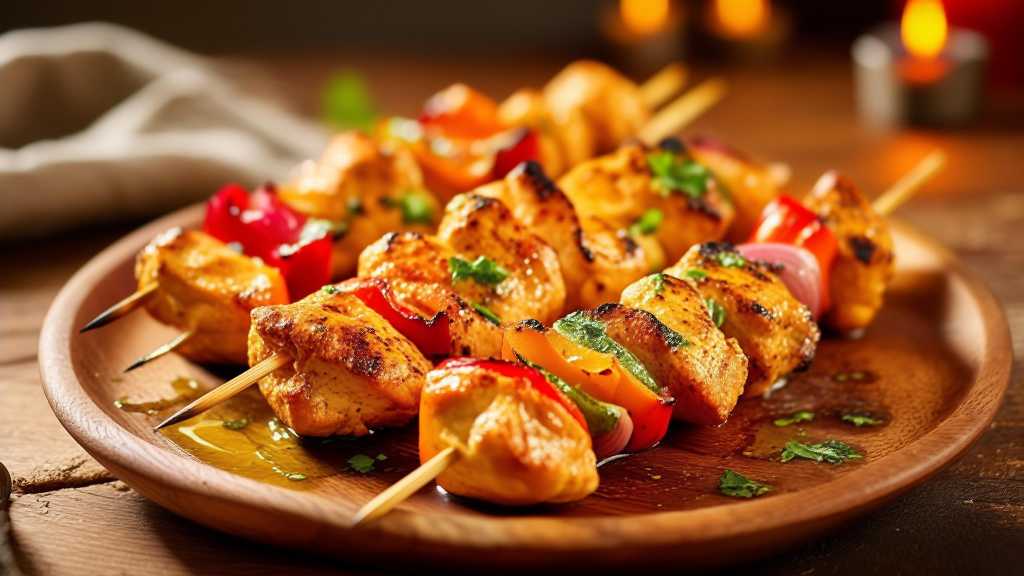 Greek Yogurt Chicken Kebabs