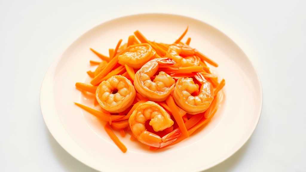 Shrimp Stir-Fry with Carrots and Apple Cider Vinegar