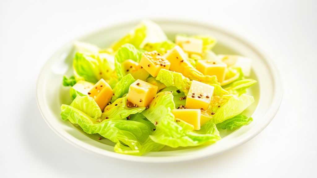 Cheese, Apple Cider Vinegar, and Mustard Salad