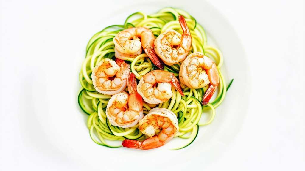 Shrimp with Nutmeg Zoodles