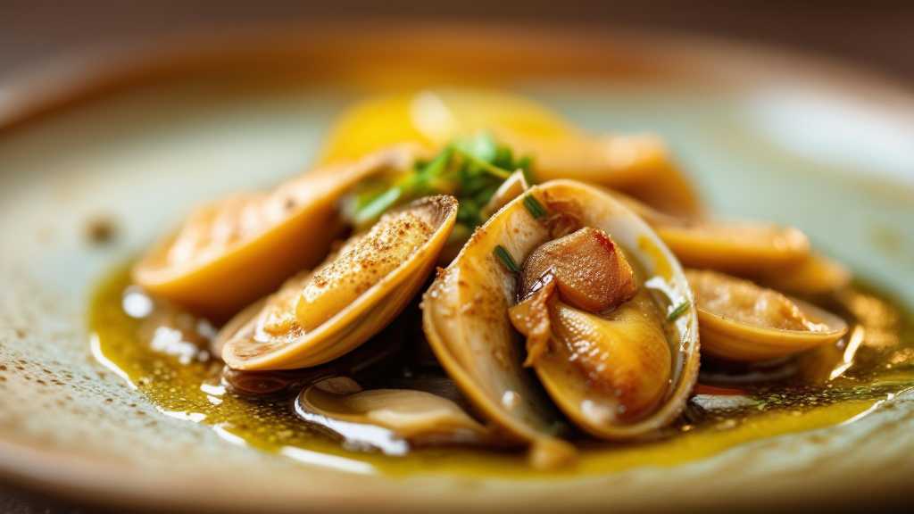 Limpet Stir Fry with Vinegar and Nutmeg