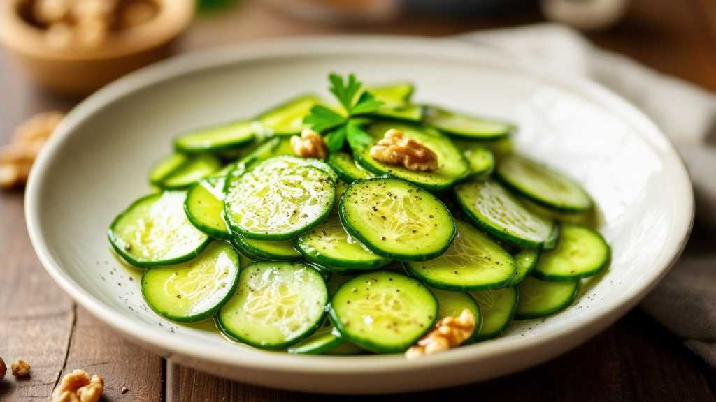 Cucumber Walnut Salad