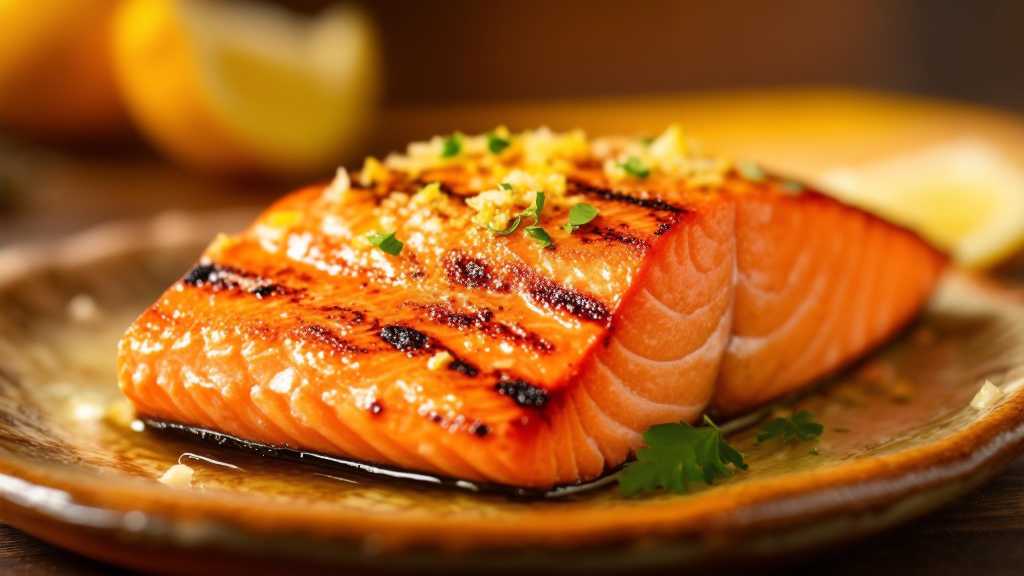 Grilled Salmon With Avocado Oil and Lemon Zest