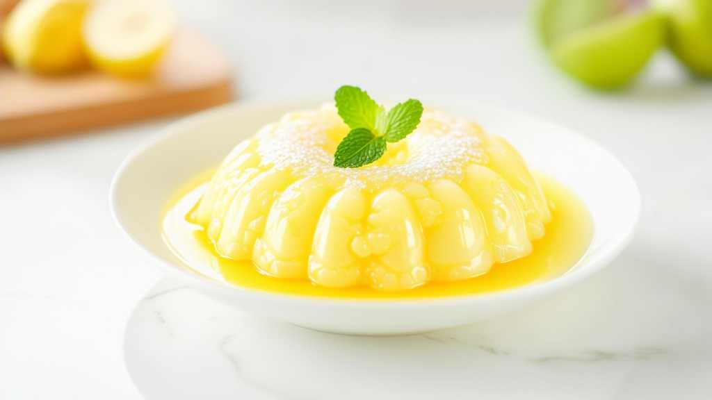 Gelatin and Cauliflower Pudding