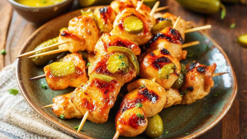 Pickled Chicken Skewers