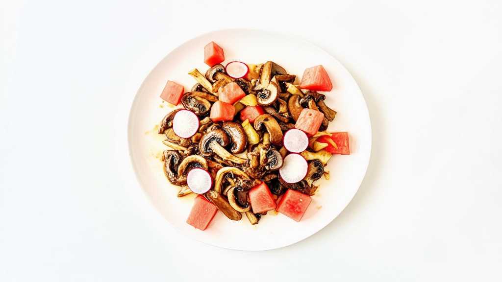 Mushroom and Watermelon Stir-Fry