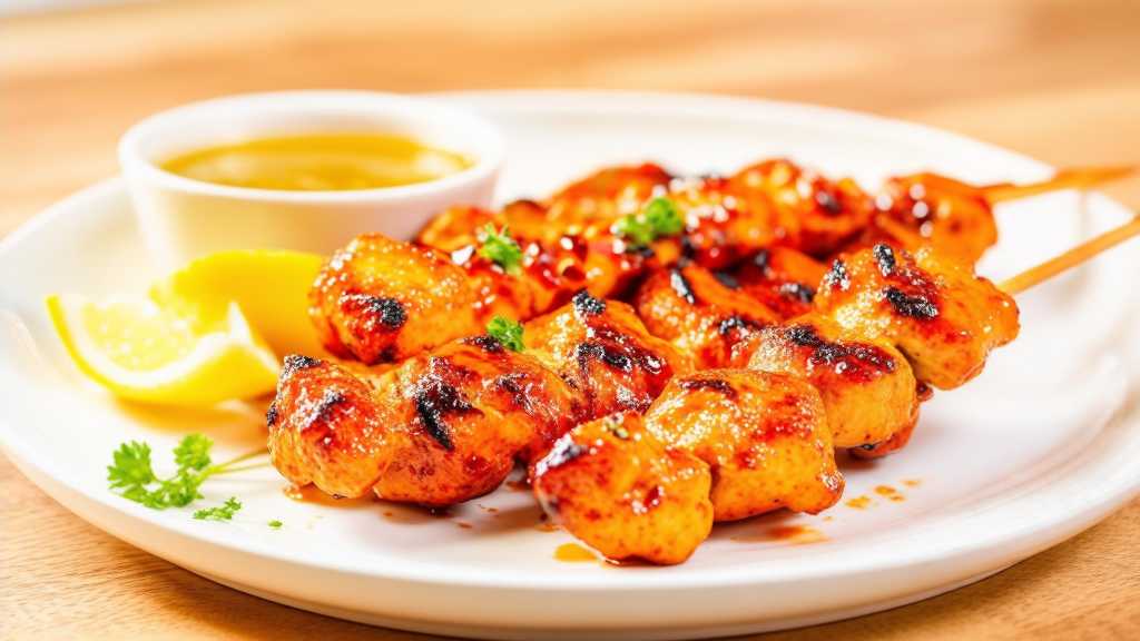 Low Carb Paprika & Soy Glazed Chicken Skewers