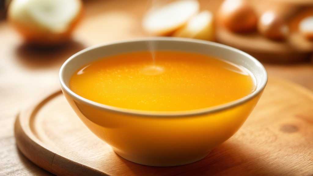 Onion-Gelatin Stock Broth
