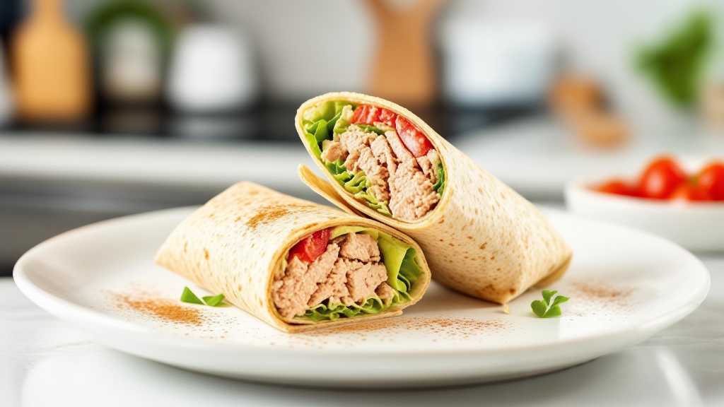 Cinnamon Tuna Salad Wraps