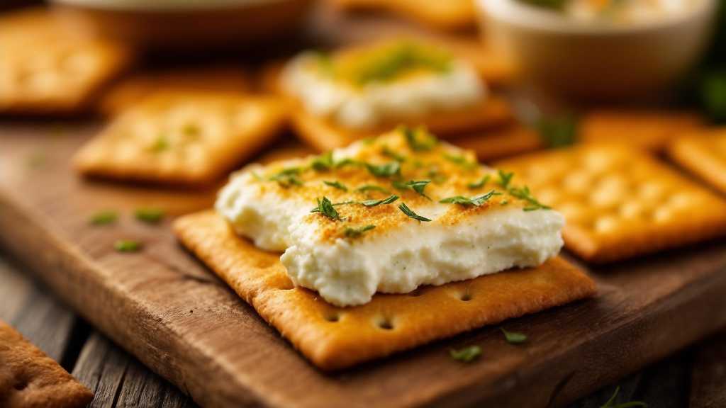 Cream Cheese and Herb Crackers