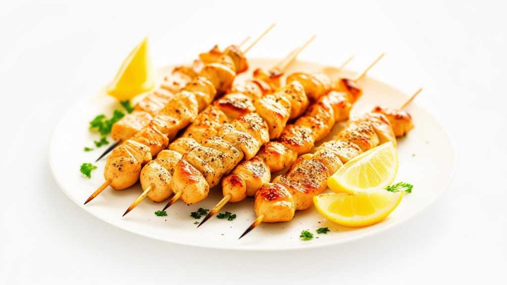 Lemon Pepper Chicken Skewers