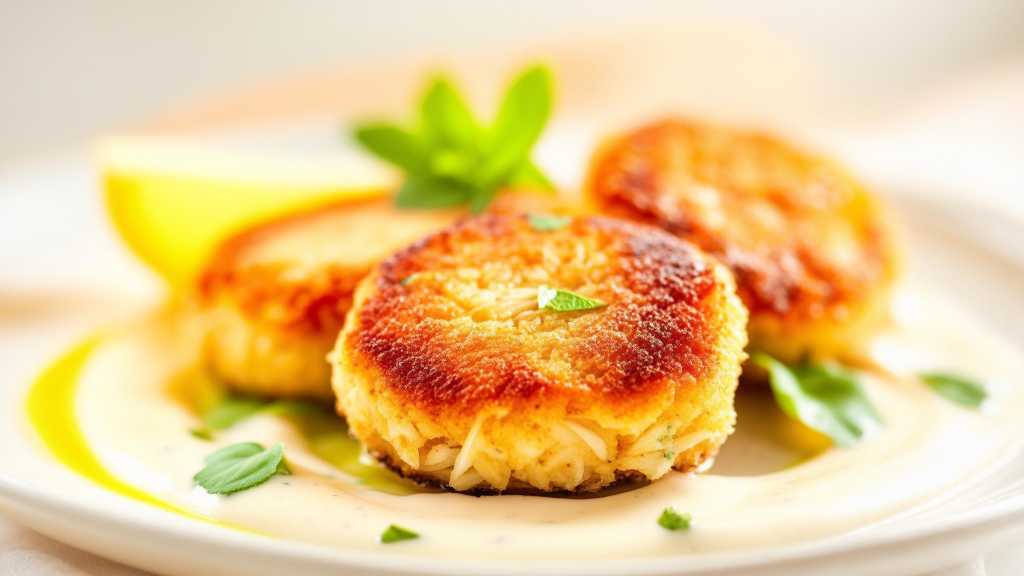 Stevia-Sweetened Crab Cakes
