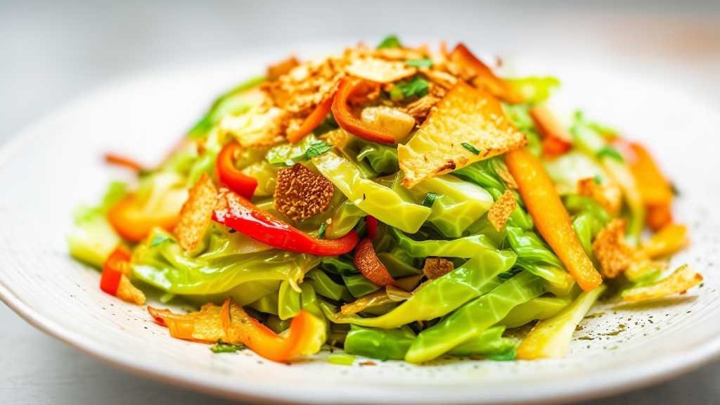 Coconut-Cabbage Stir Fry