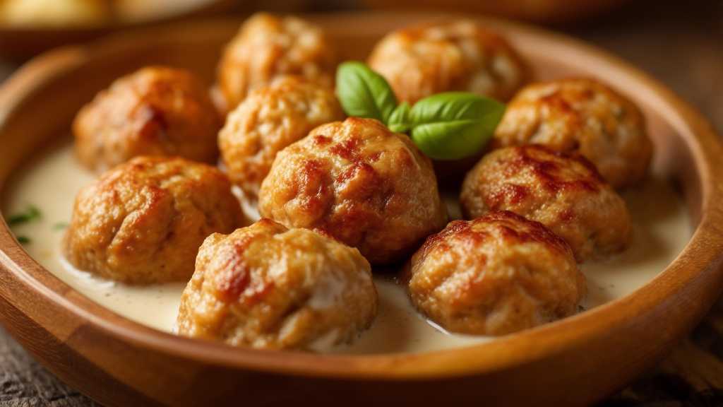 Basil and Cream Meatballs