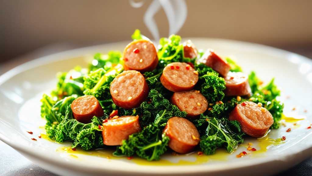 Kale and Sausage Stir Fry