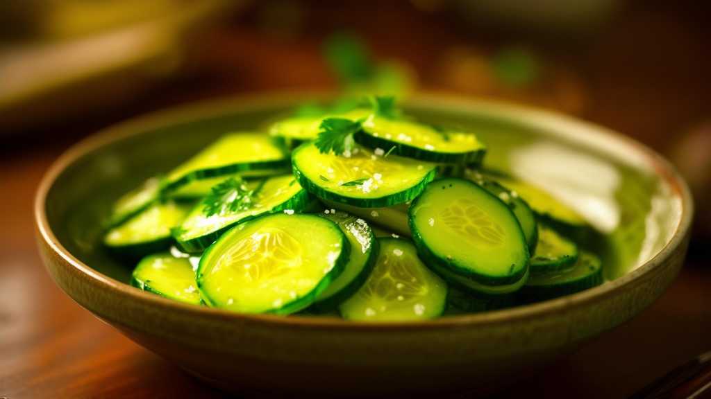 Cucumber & Avocado Oil Salad