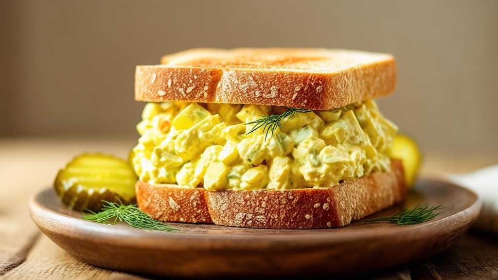 Pickled Egg Salad Sandwiches