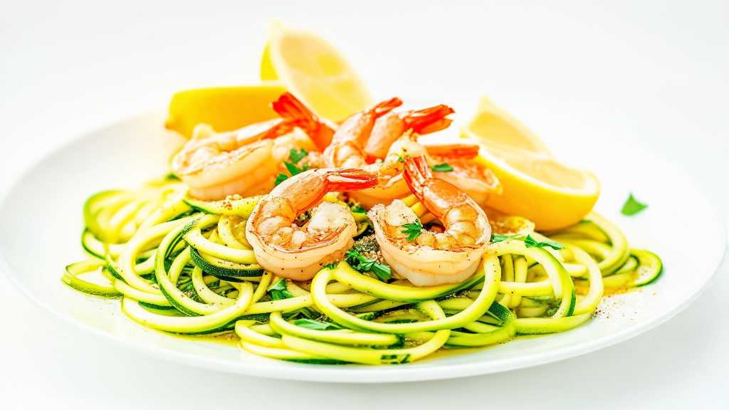 Garlic Shrimp Scampi Zoodles