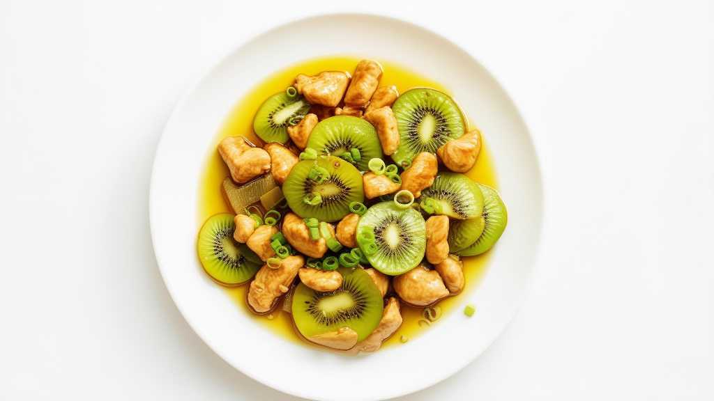 Kiwi and Olive Oil Chicken Stir Fry