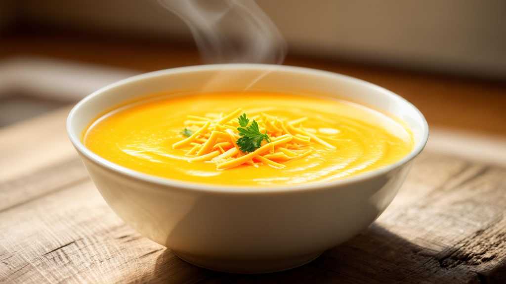 Cheddar Cauliflower Soup