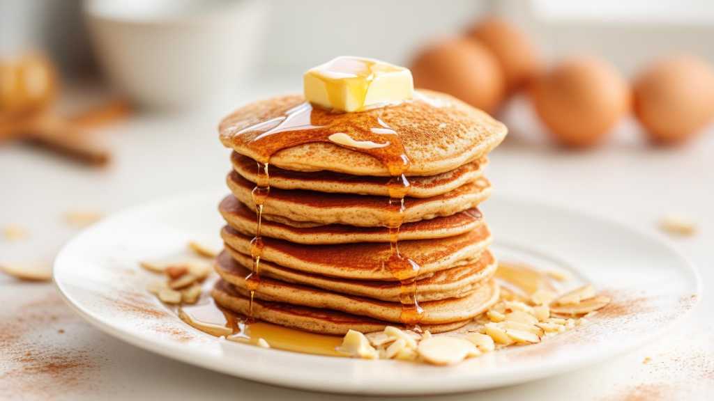 Cinnamon Almond Flour Pancakes