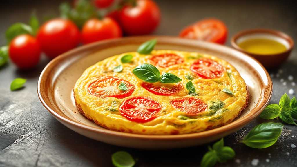 Tomato Basil Frittata