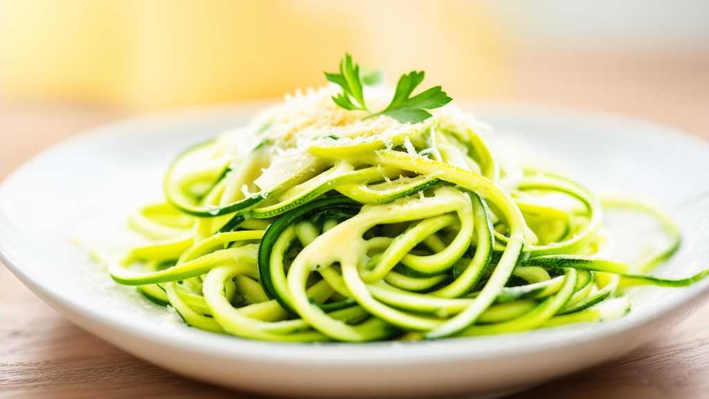 Zucchini Noodles with Lemon Parmesan Sauce