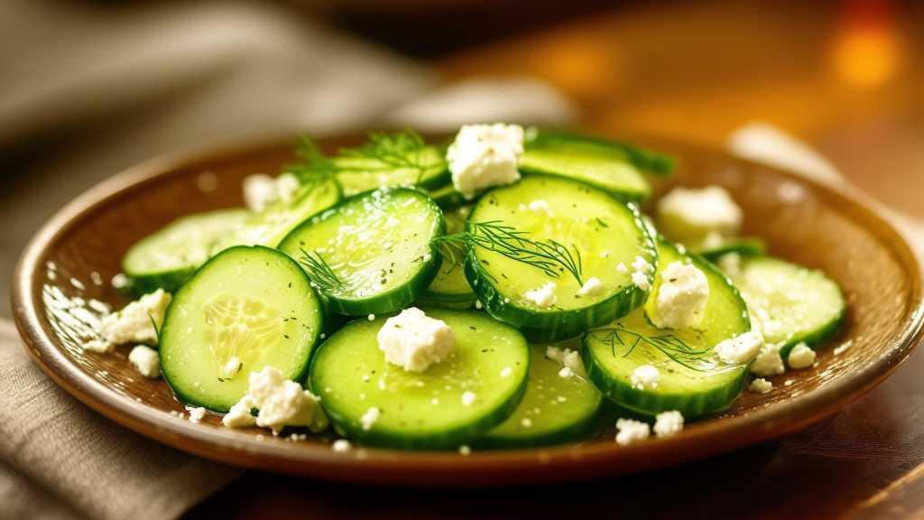 Cucumber Salad with Feta and Dill