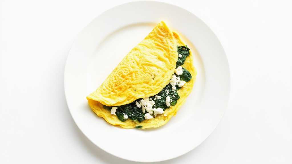 Spinach and Feta Omelette