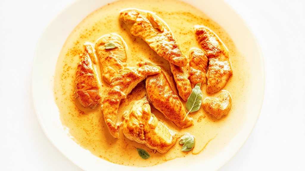 Cumin Chicken in Creamy Sauce