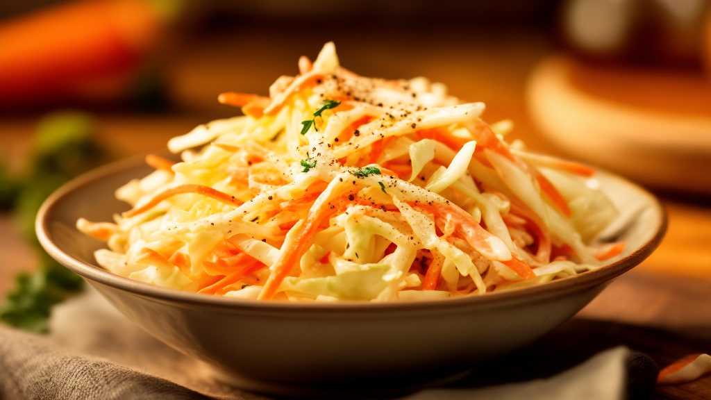 Keto Vinegar Coleslaw