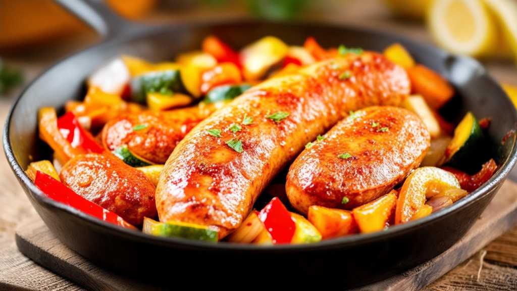 Spicy Paprika Chicken Sausage Stir Fry