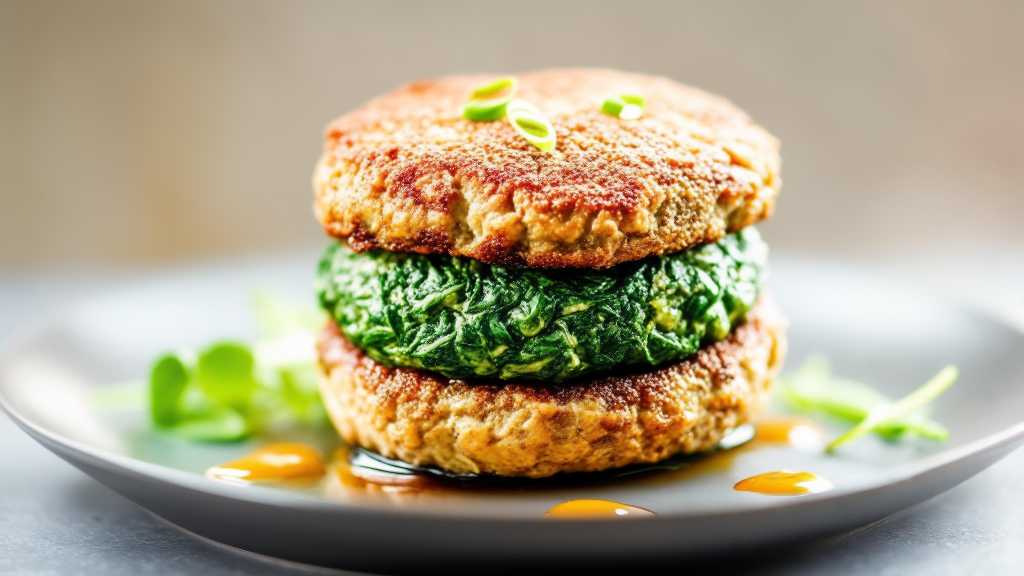 Spinach & Cinnamon Keto Stuffed Burgers