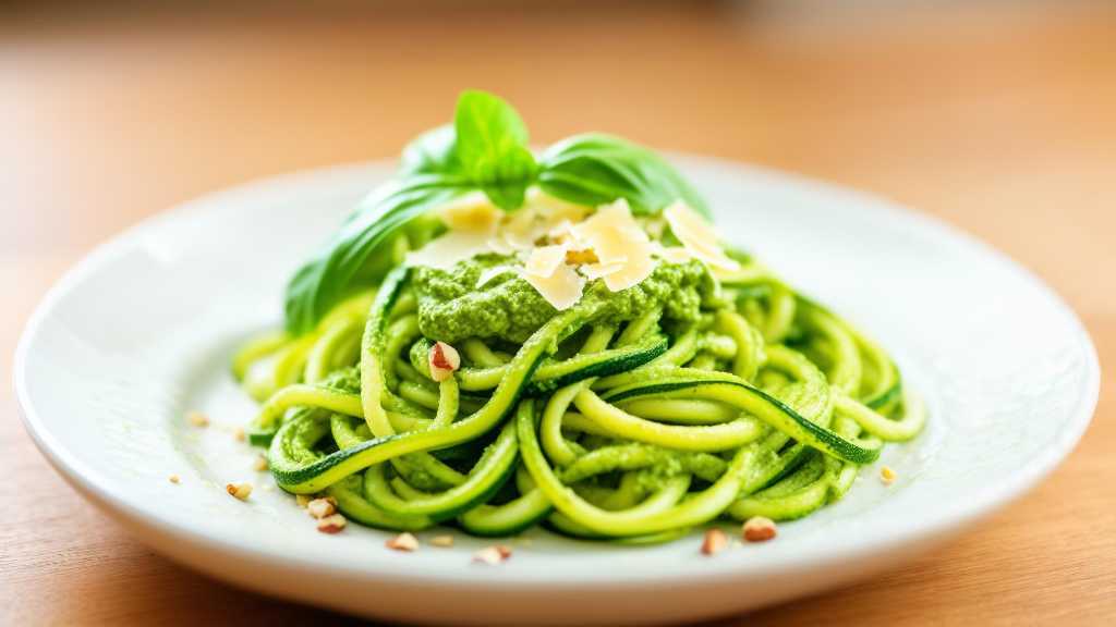 Zucchini Noodles with Pesto