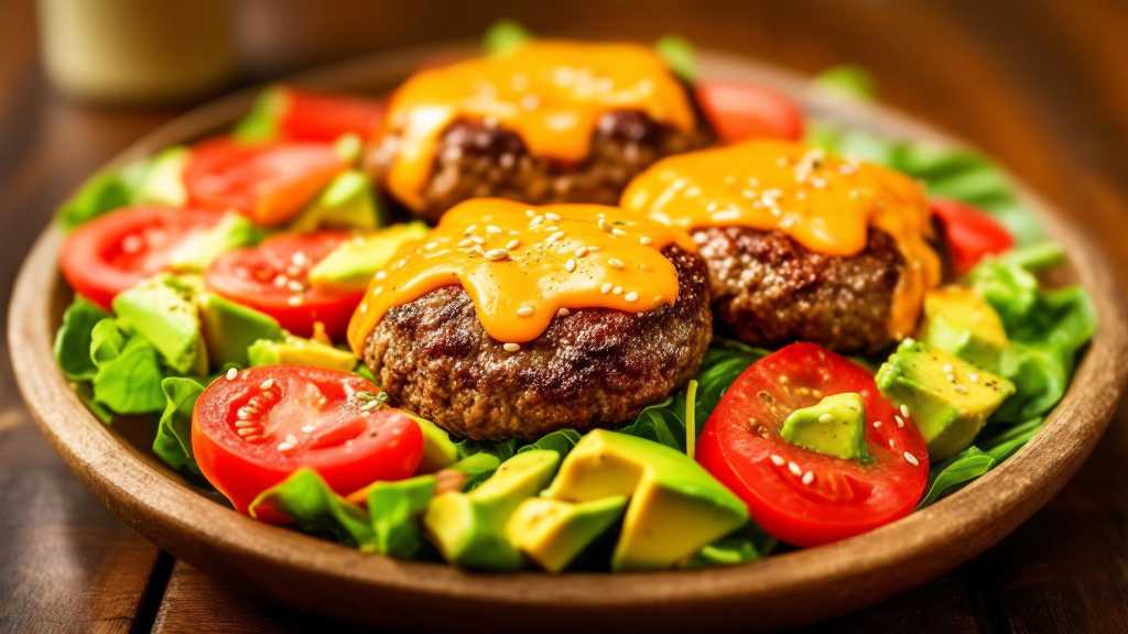Bunless Cheeseburger Salad