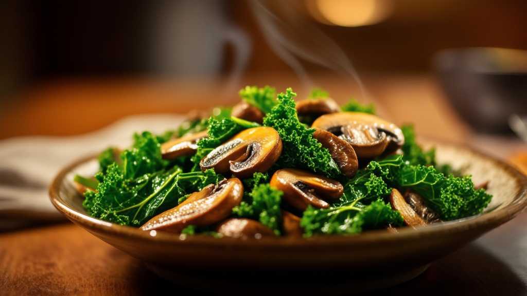Kale and Mushroom Stir-Fry