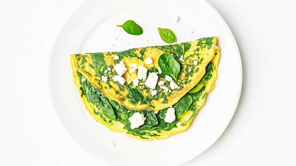 Spinach and Feta Omelette