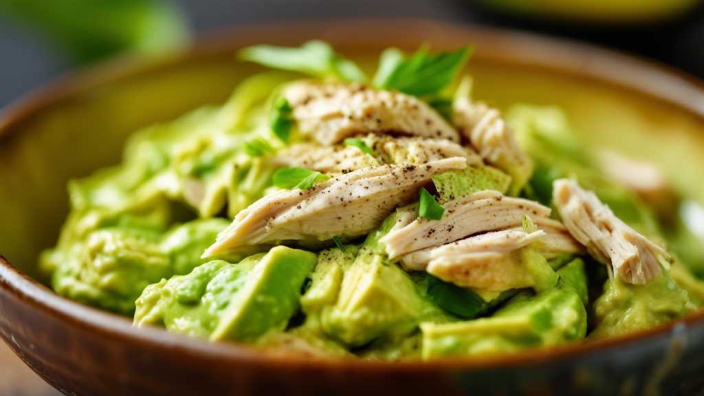 Avocado Whip Cream Chicken Salad