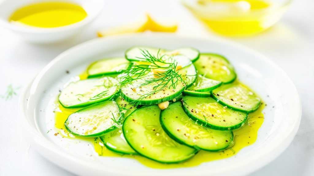 Garlic and Cucumber Salad