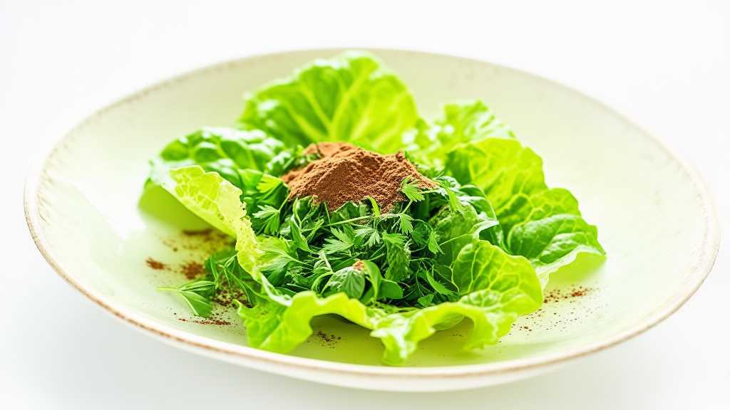 Keto Herb and Cocoa Leaf Salad