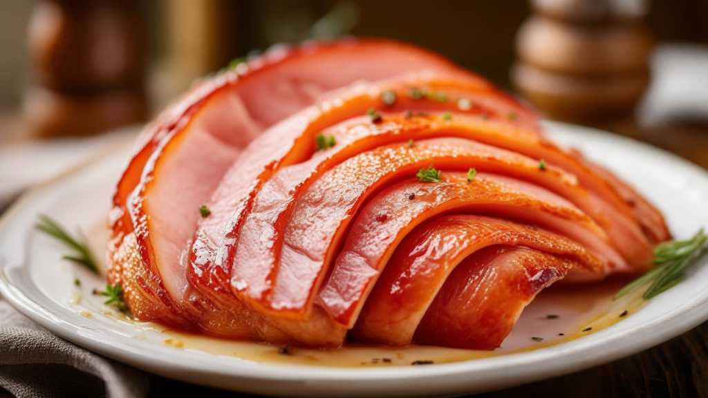 Home made poultry ham