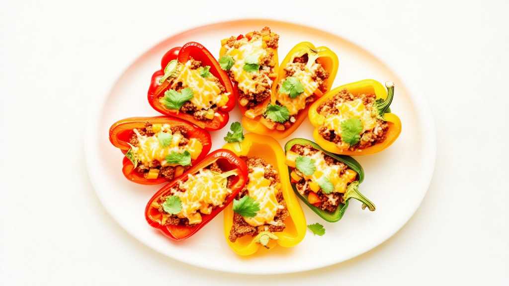 Taco-Stuffed Bell Peppers