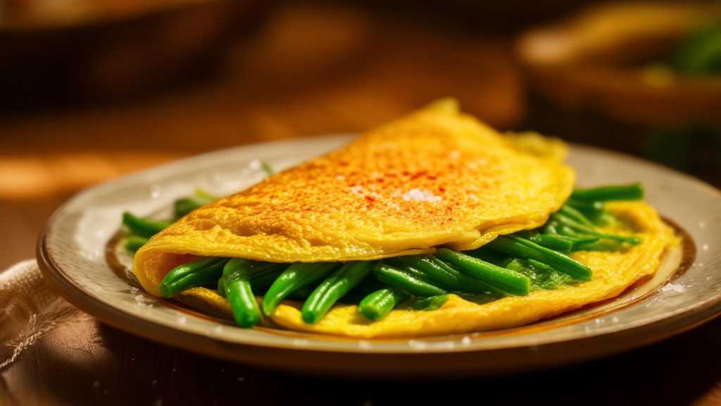 Green Bean Omelet